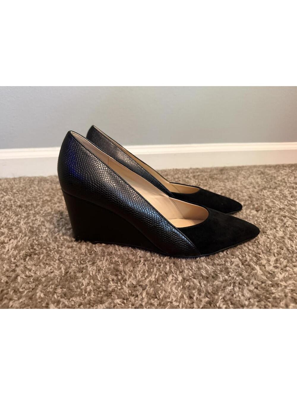 Violet & Red Leather Suede Sandals Size 8.5
